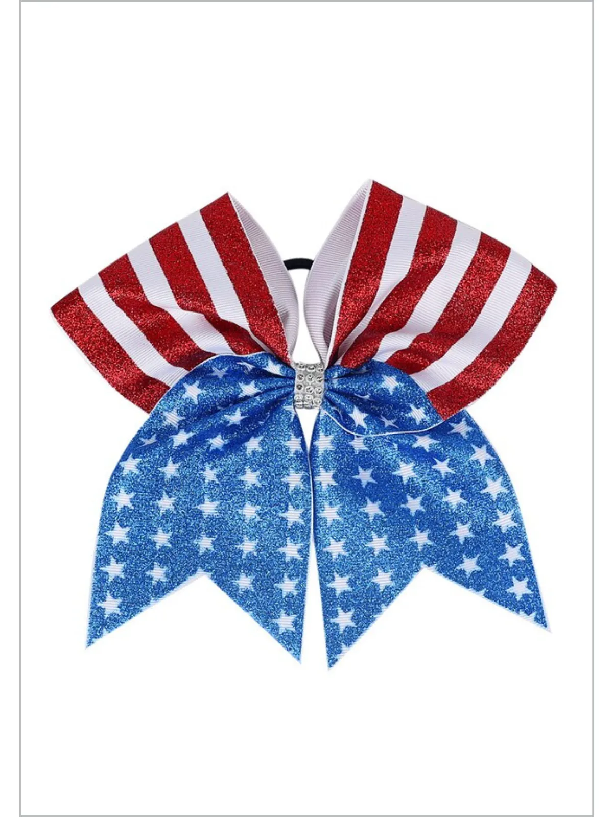 Stars and Stripes Large Bow Hair Tie