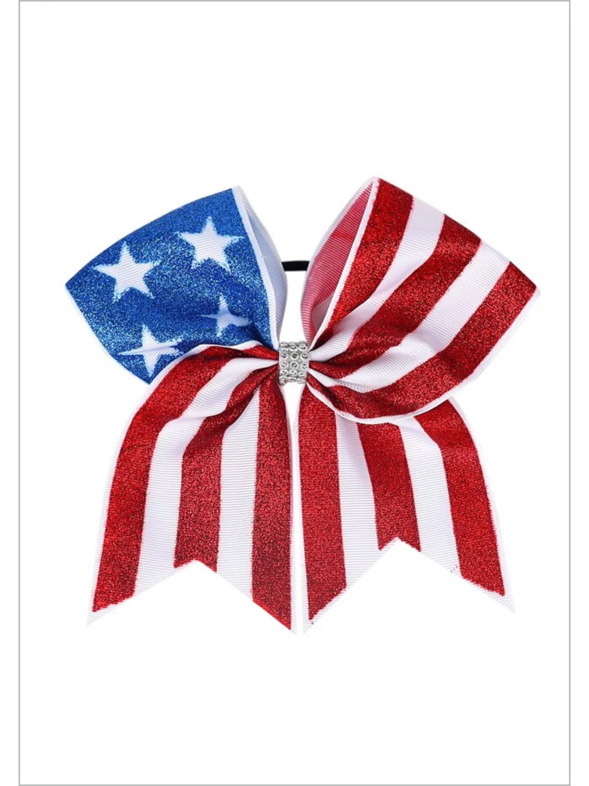 Stars and Stripes Large Bow Hair Tie