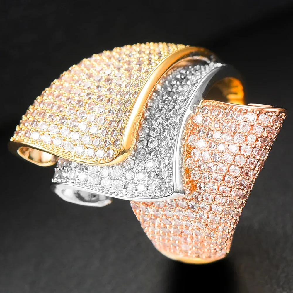 Sydney Opera House High Quality Zirconia Ring