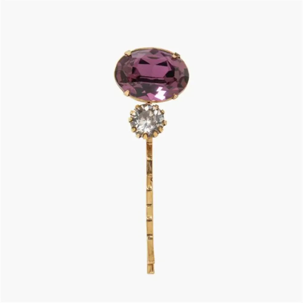 TEEK - 1Pc Colorful Rhinestone Hairpin