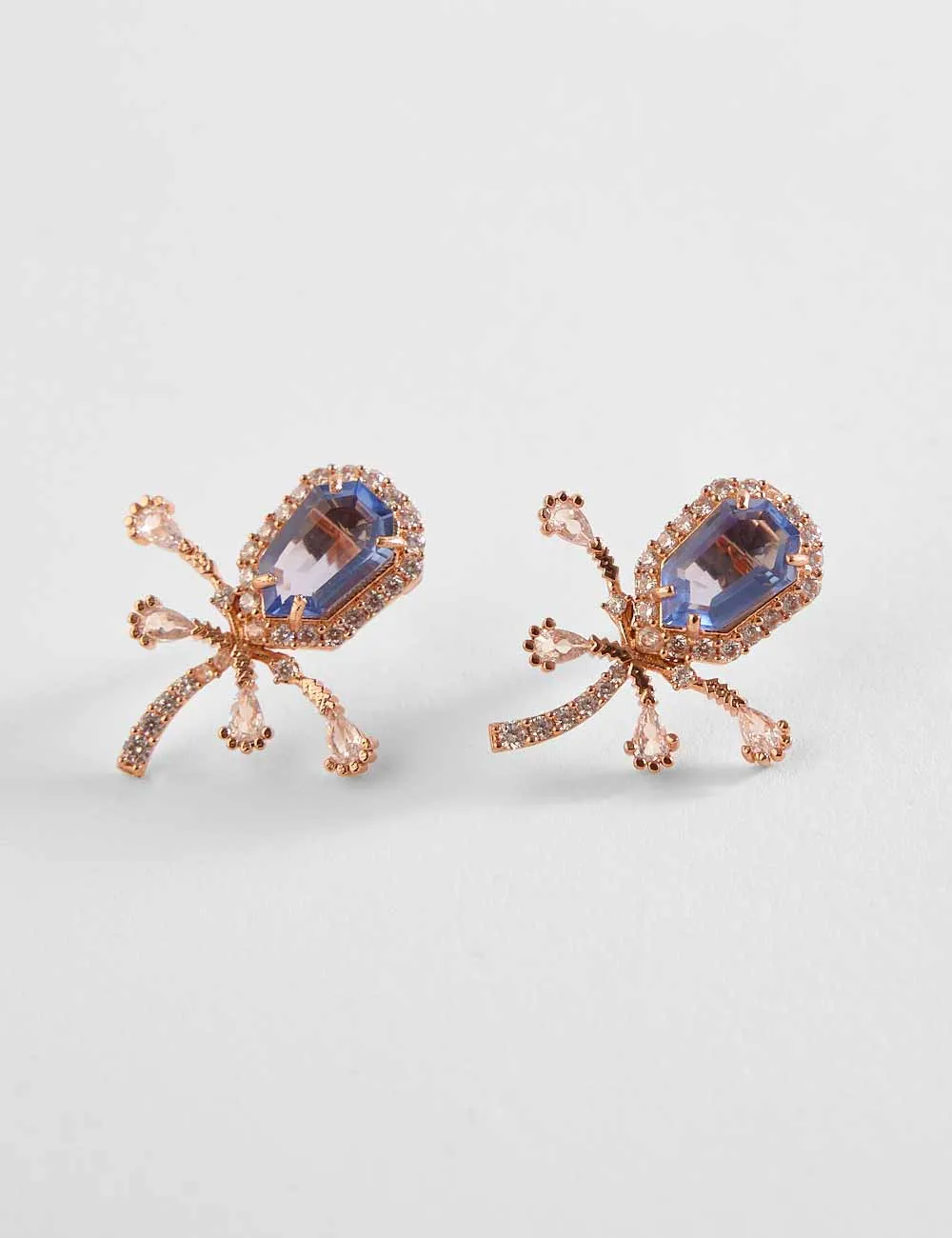 The Faena Mini Earcuffs in Tanzanite