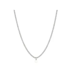 Tinsel Necklace Pearl Steel