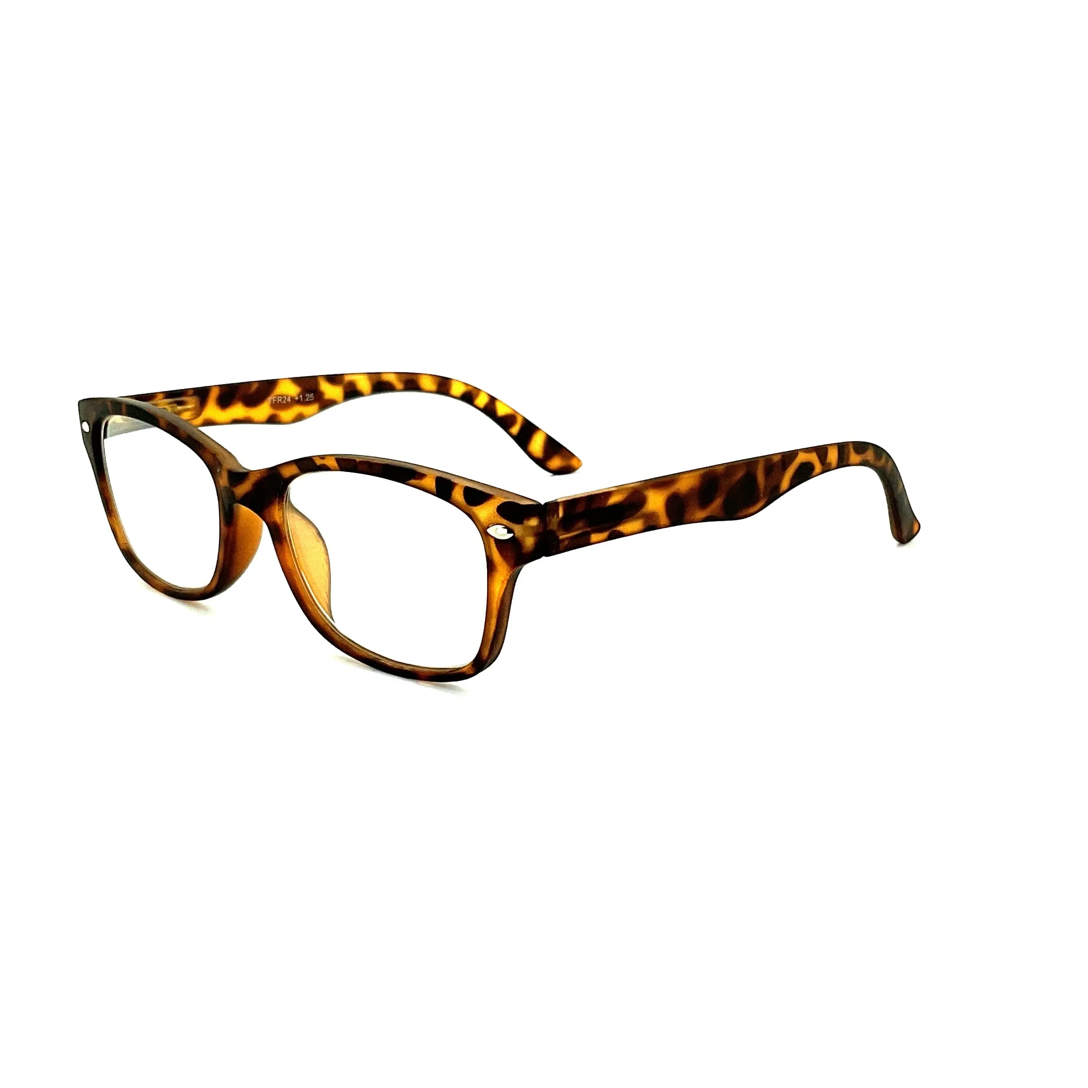 Trendy Fashion Tortoise Wayfarer Frame Reading Glasses