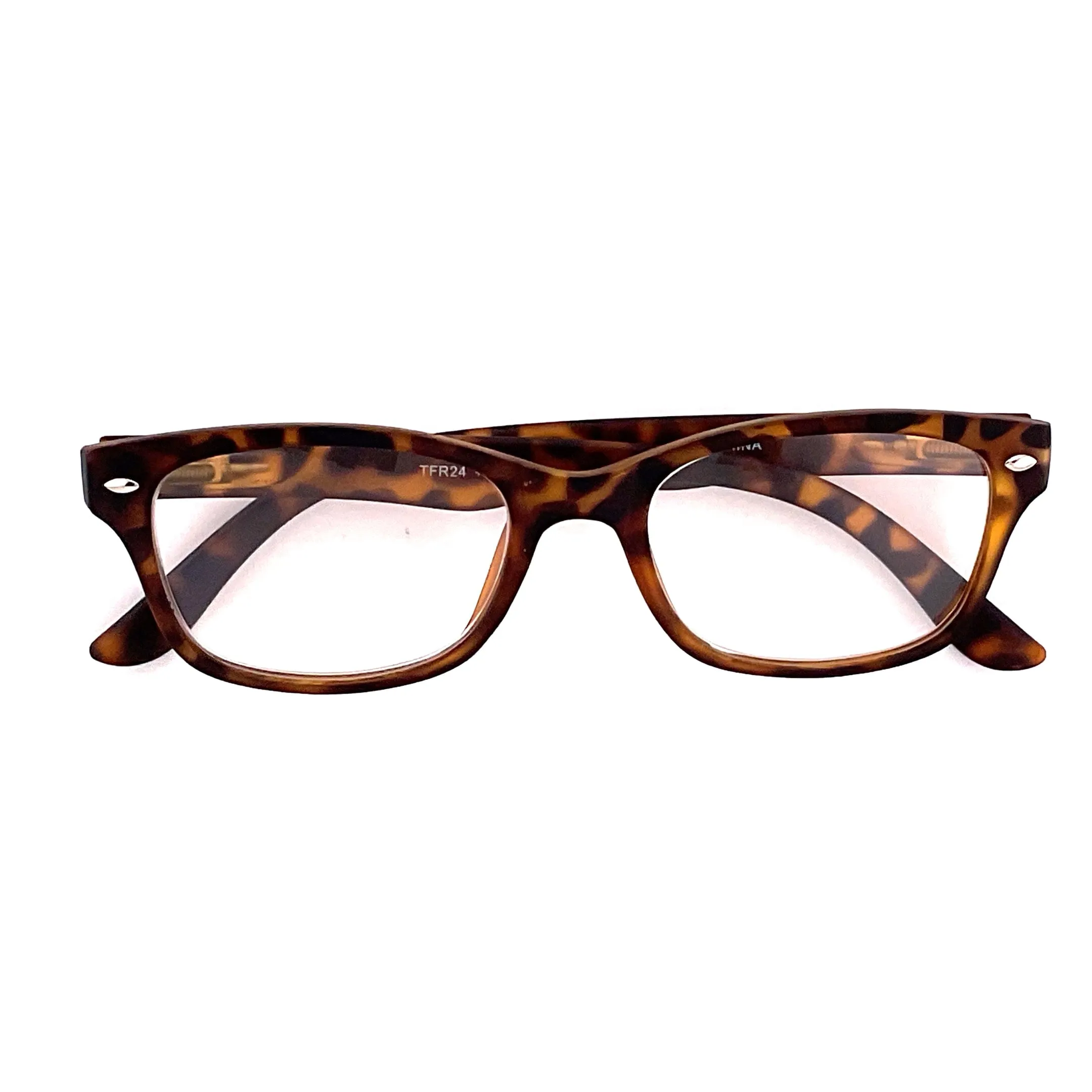 Trendy Fashion Tortoise Wayfarer Frame Reading Glasses