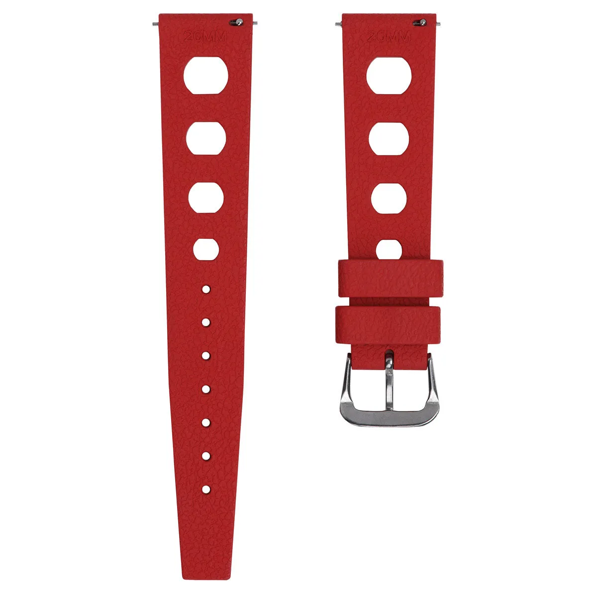 Tropical Regis FKM Rubber Watch Strap - Grey