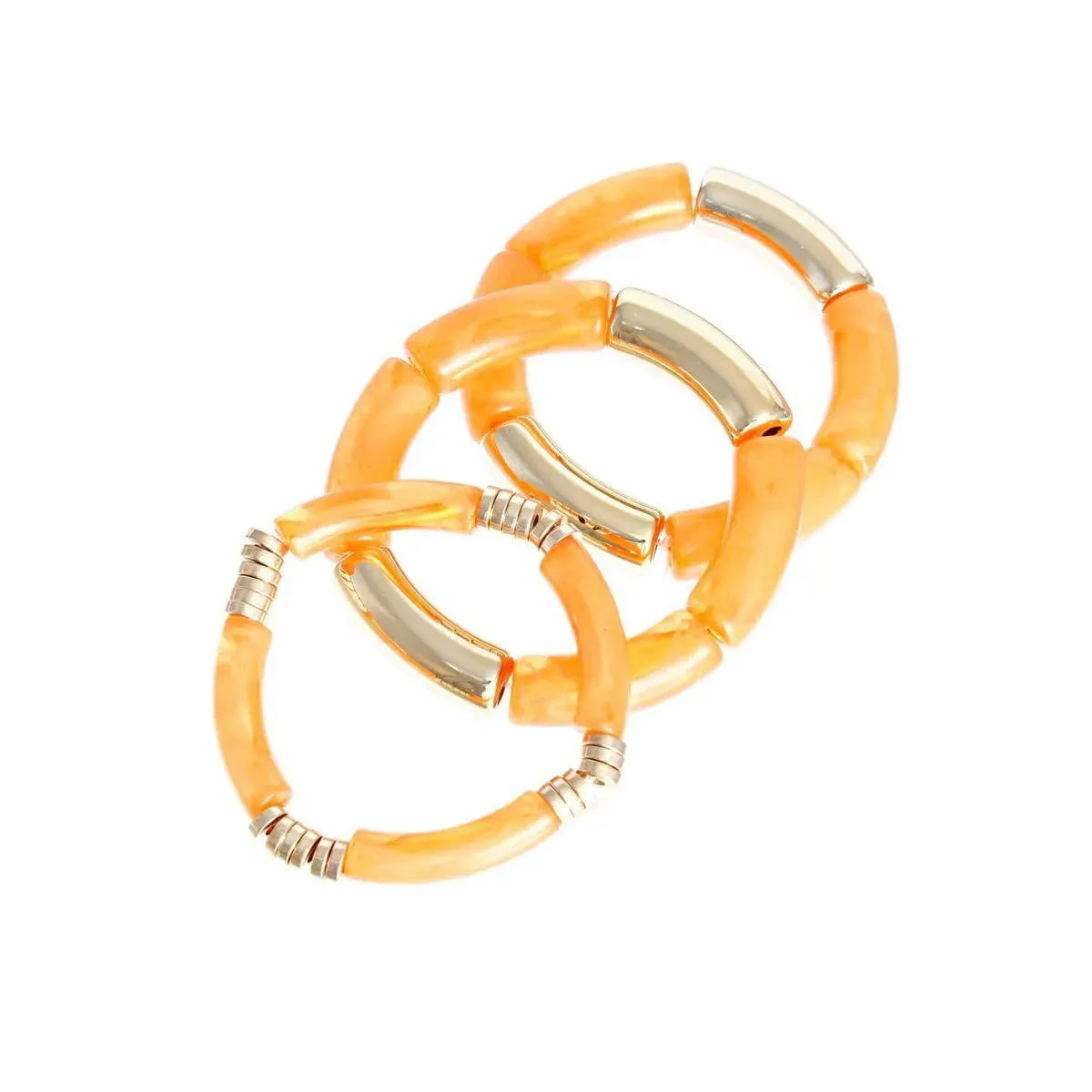 Tube Stretch Bangle: Stylish Set for Any Look