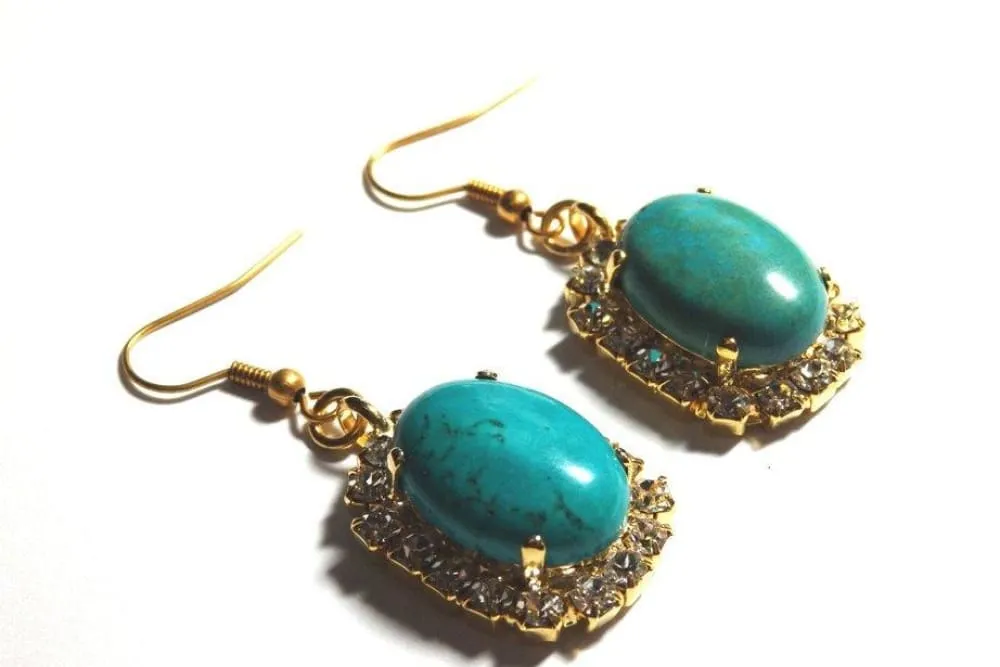 Turquoise and Rebeka earrings