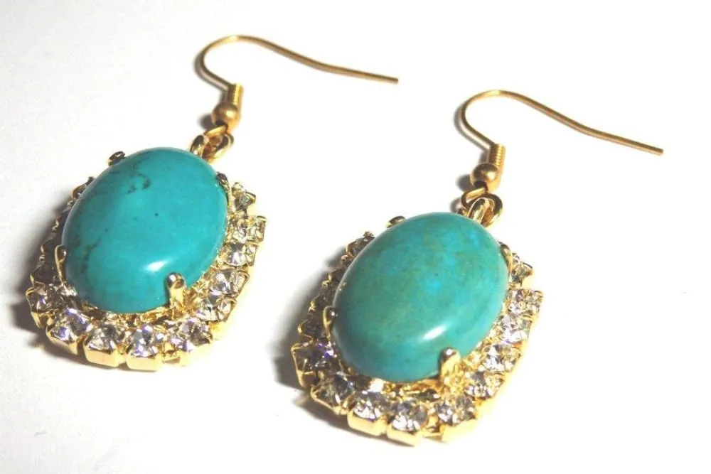 Turquoise and Rebeka earrings