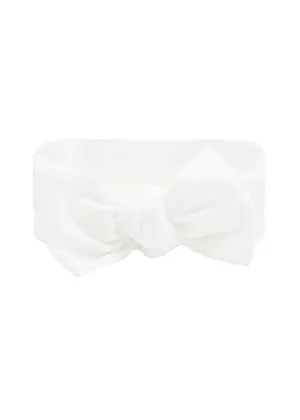 Velvet Knot Headband - Ivory