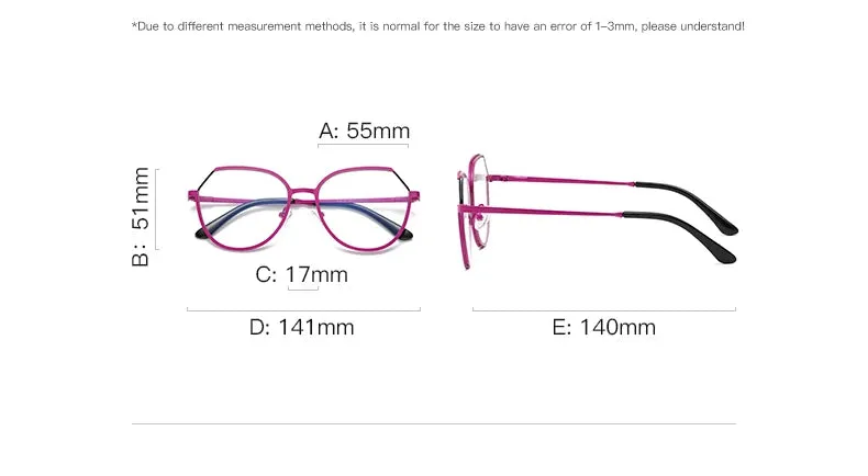 Vicky Women's Full Rim Polygon Alloy Reading Glasses 3034