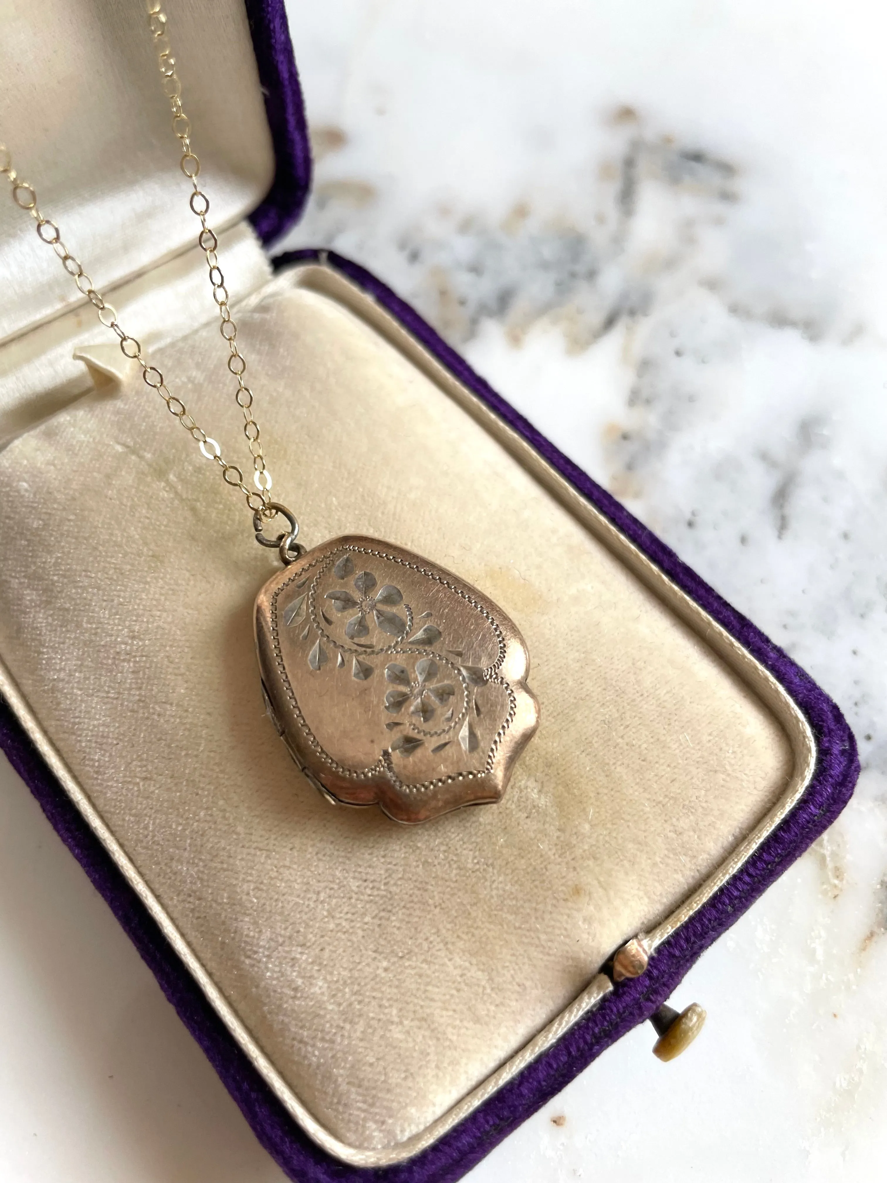 Victorian Alyssum Locket