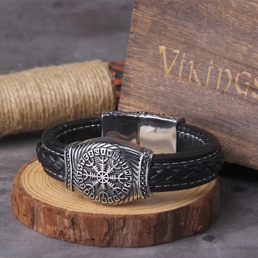 Viking Compass Pendants Bangle Nose Runes