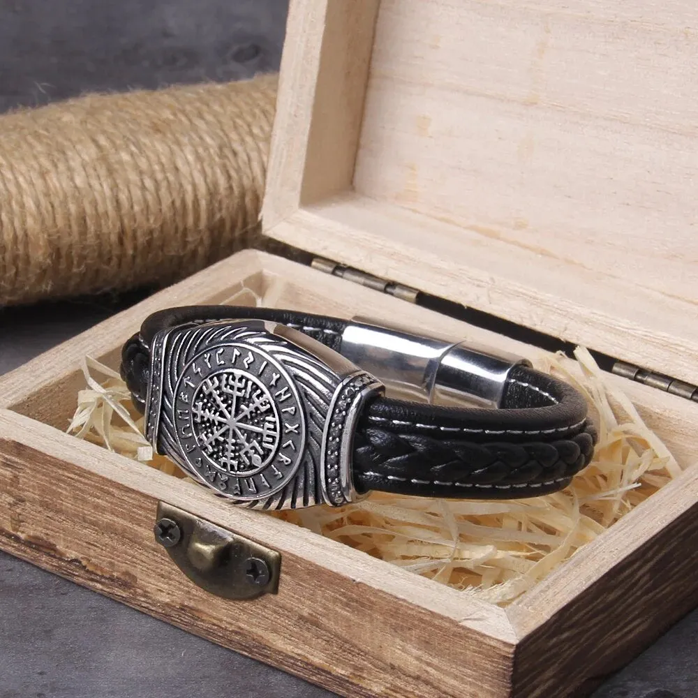 Viking Compass Pendants Bangle Nose Runes