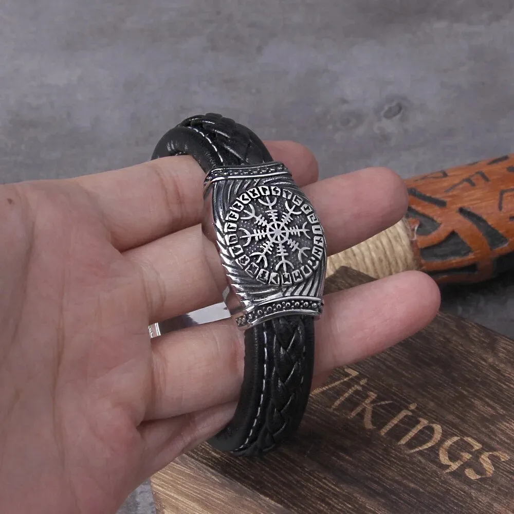 Viking Compass Pendants Bangle Nose Runes