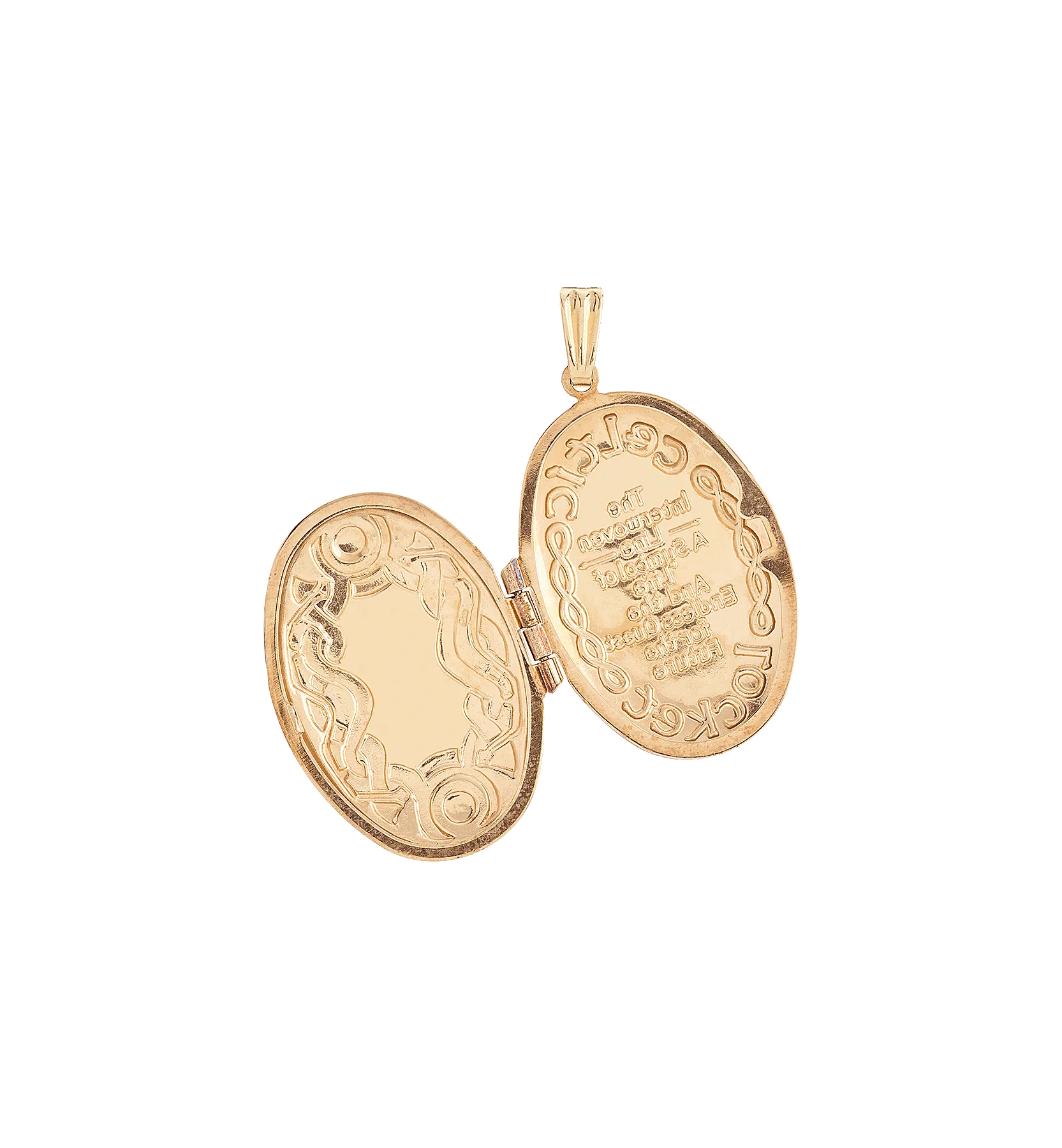 Vintage Oval Gilded Memory Locket