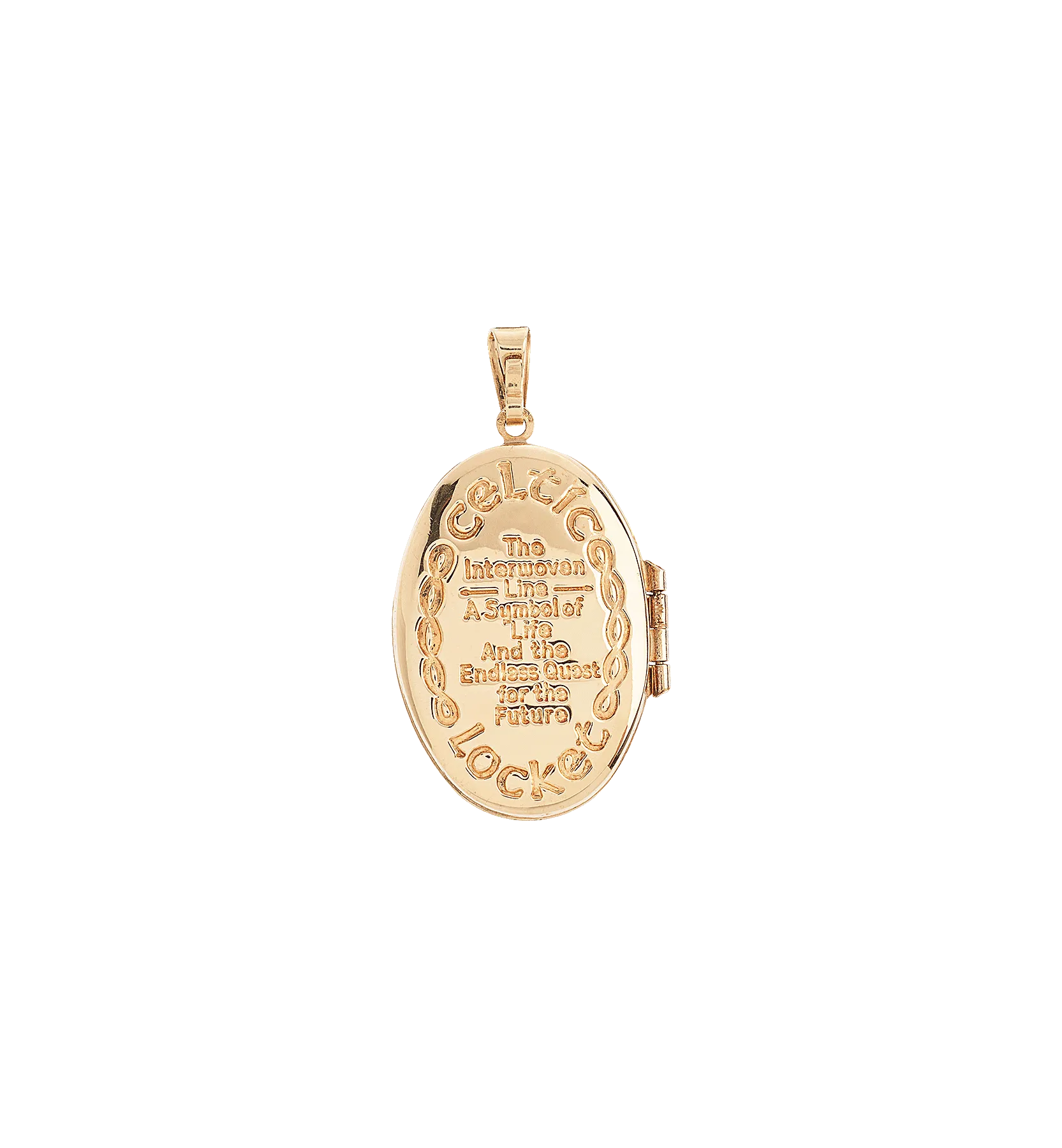 Vintage Oval Gilded Memory Locket