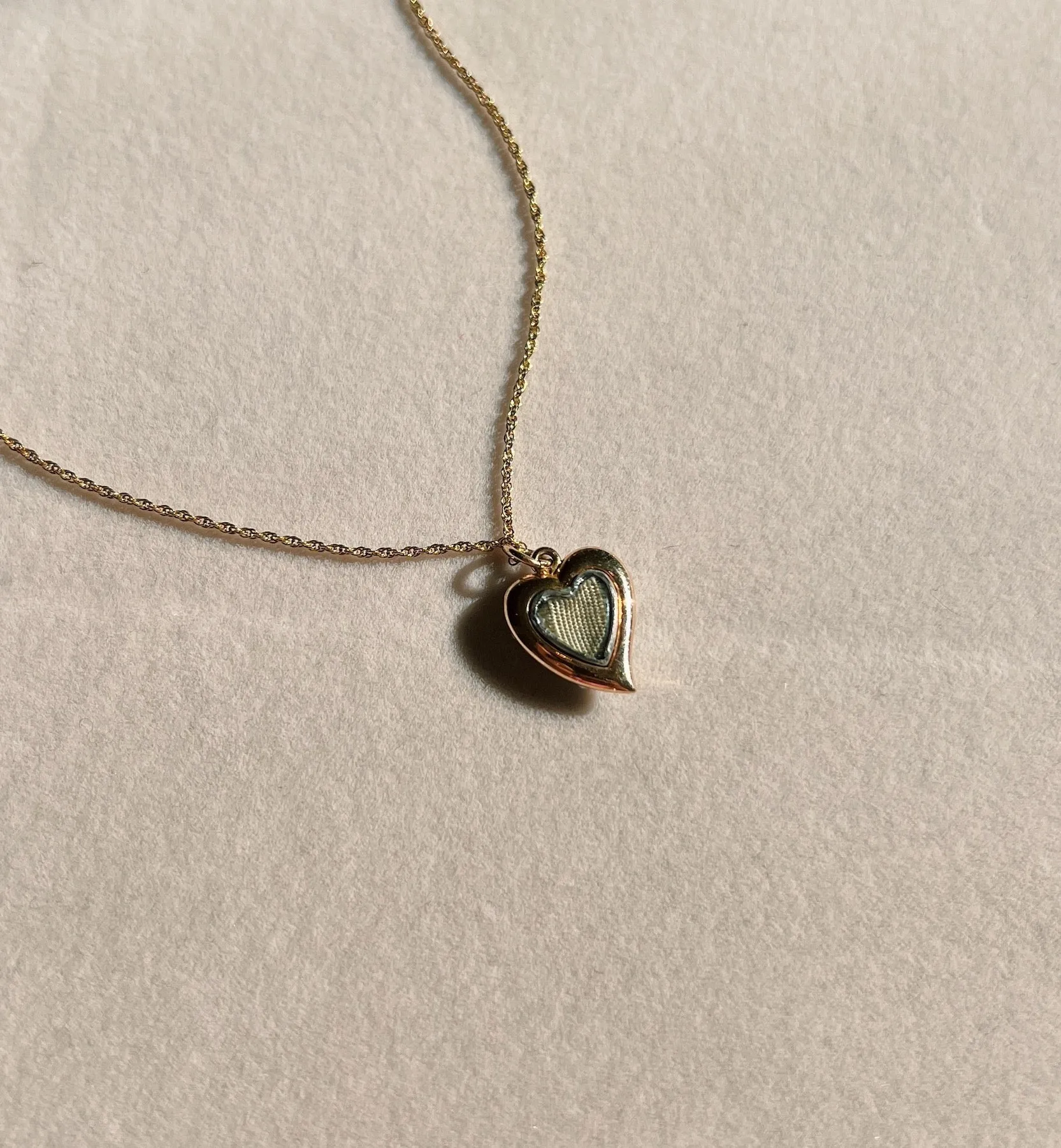 Vintage Pearl Witch's Heart Pendant