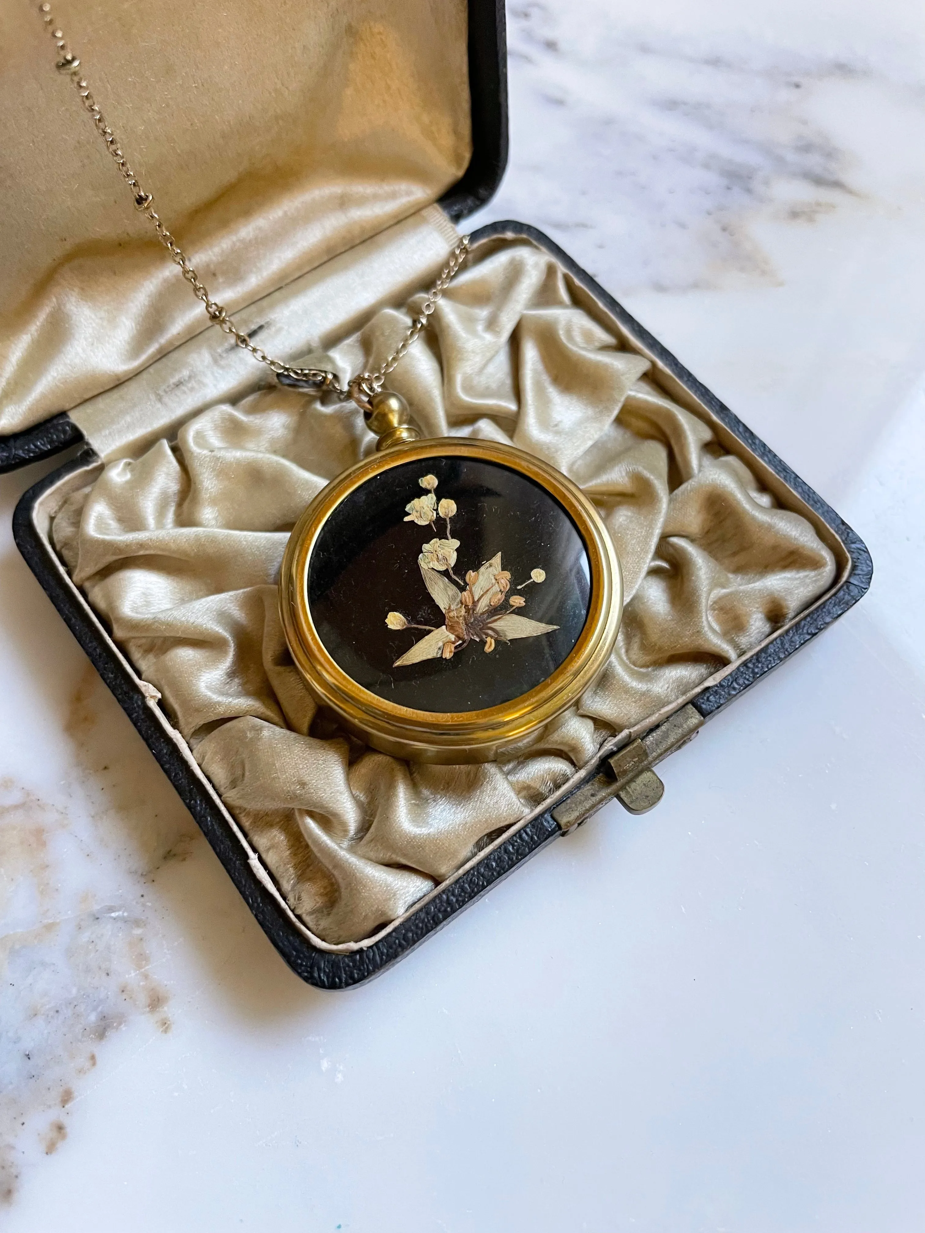 Vintage Secret Compartment Necklace