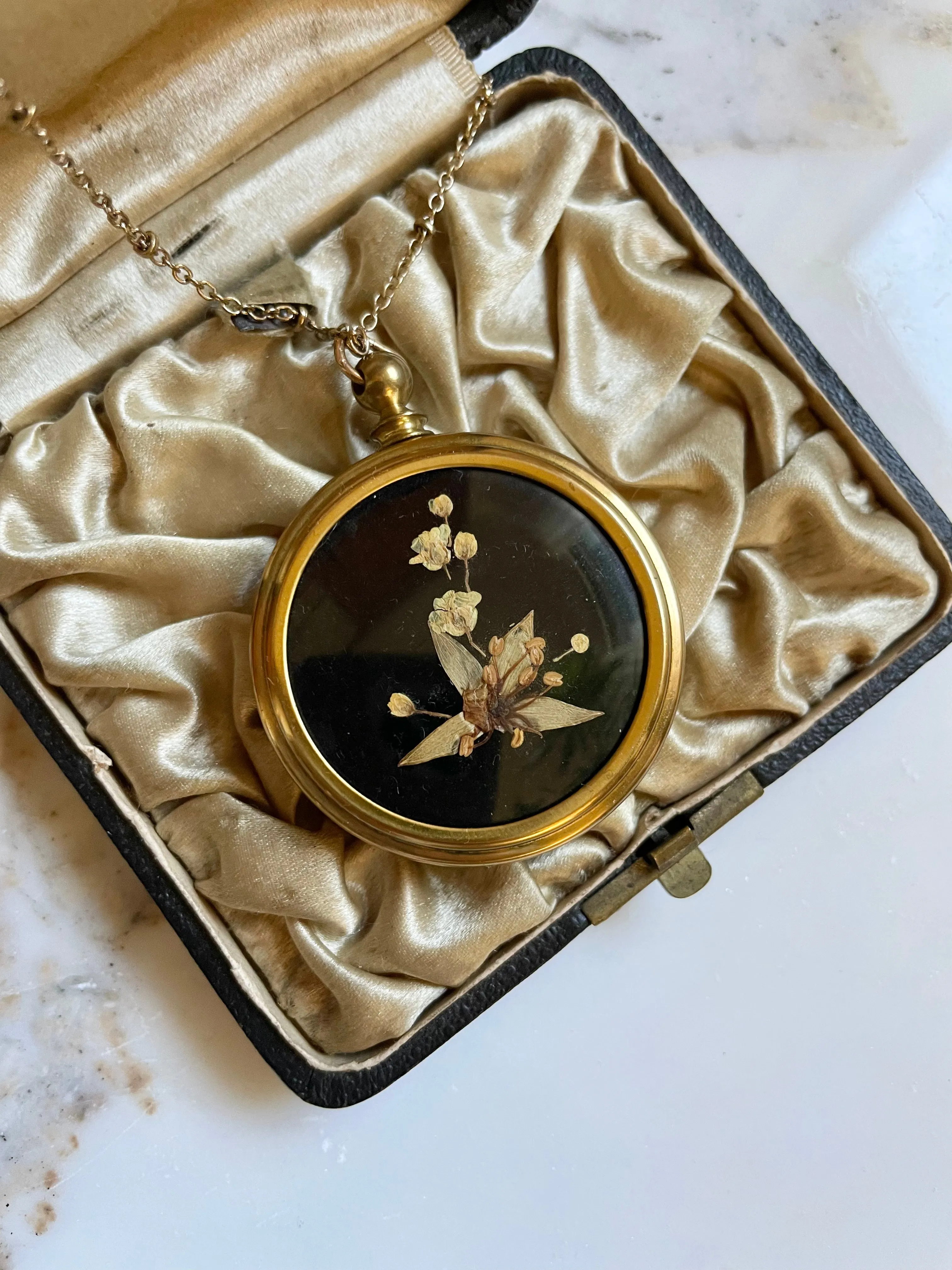 Vintage Secret Compartment Necklace