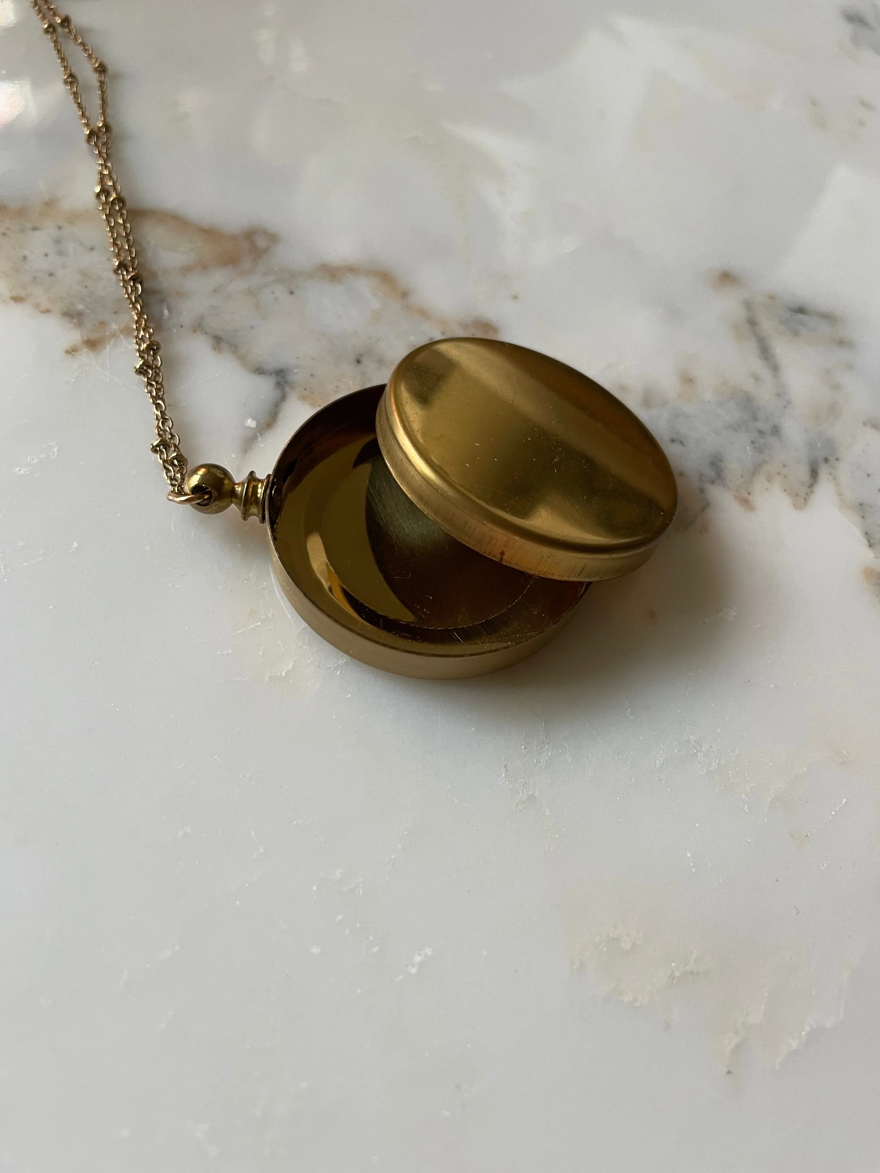 Vintage Secret Compartment Necklace