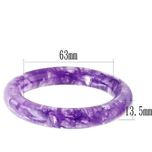 Women's Bracelets - VL054 -  Resin Bangle with No Stone