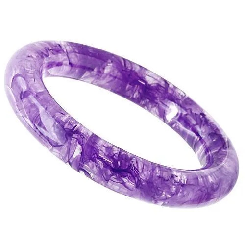 Women's Bracelets - VL054 -  Resin Bangle with No Stone